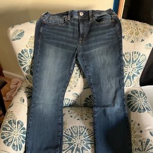8R American Eagle jeans-kick boot medium wash